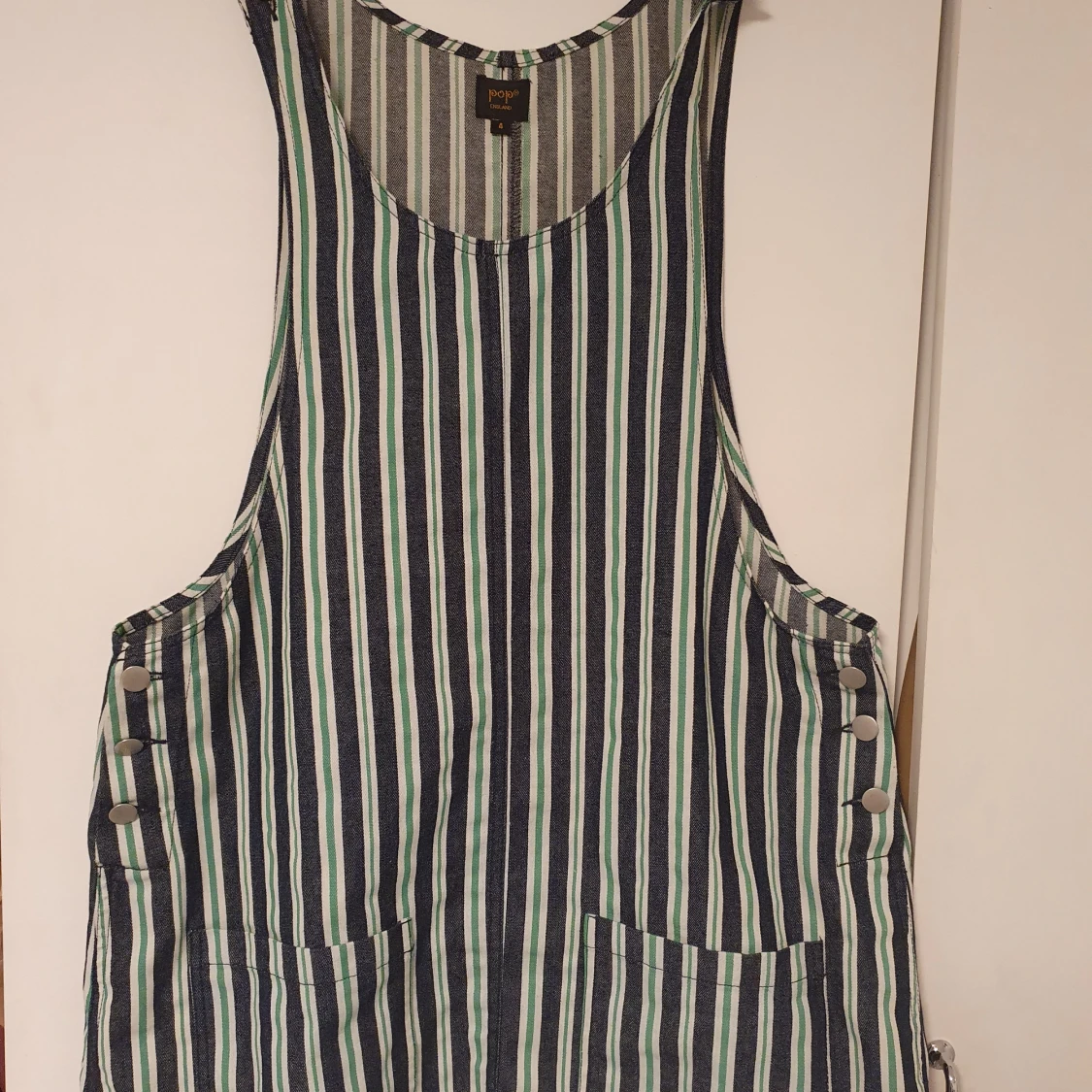 Hängselklänning I denim