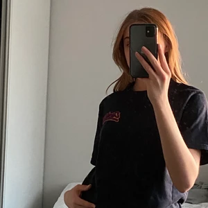 Dickies T-shirt - En fin mörkblå dickies tshirt! Den är knappt använd. Den är i ett fint rätt tjockt material och dickies loggan är i Teddy-material