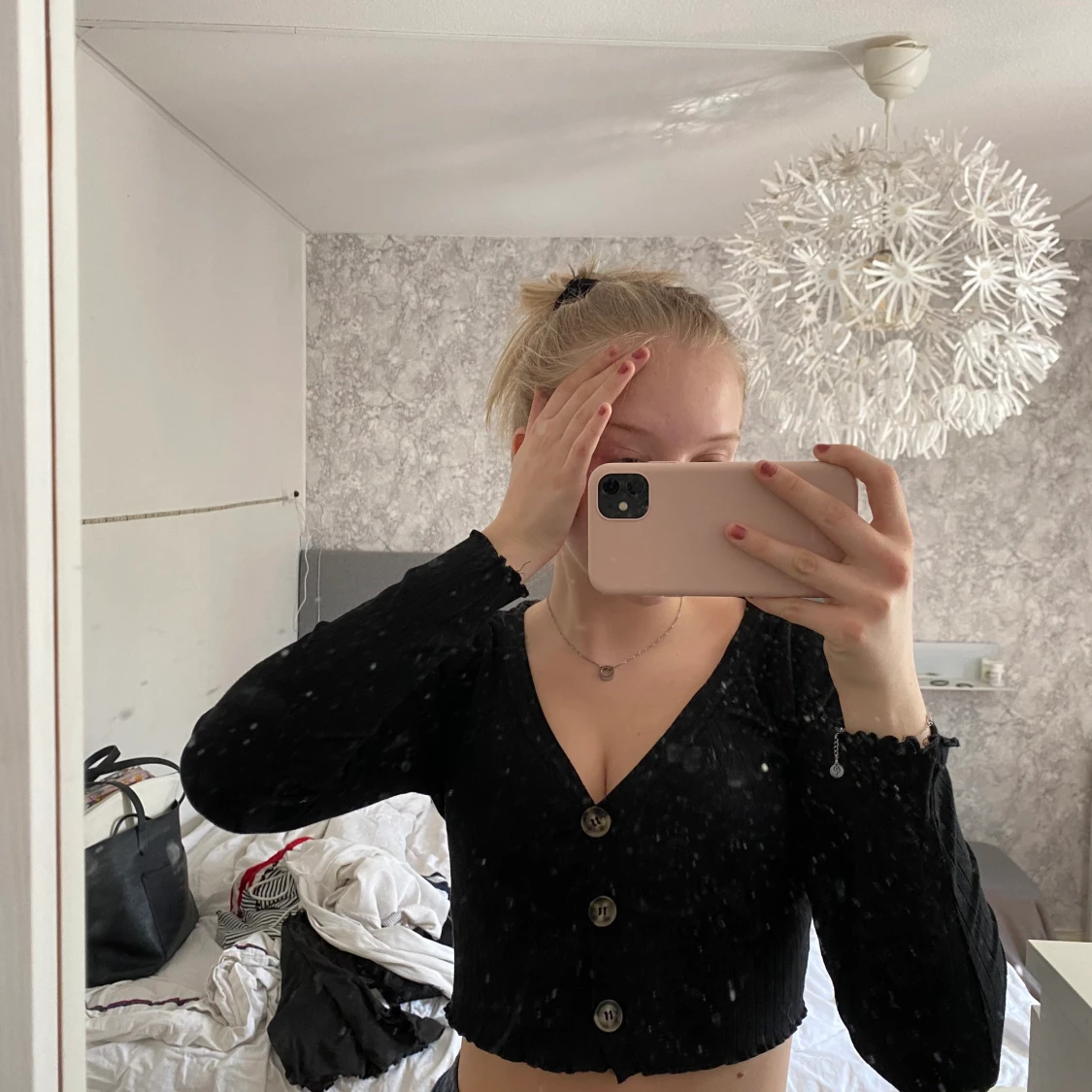 Topp med knappar  - 90