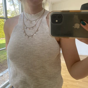 Topp från mango - Fin beige sommartopp från mango, strl S. Använd 2 gånger