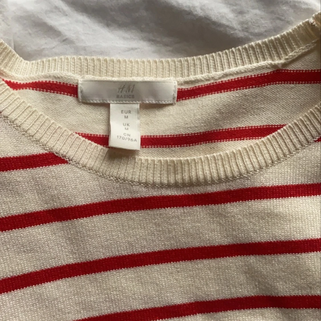 Stickad randig tröja  - 91