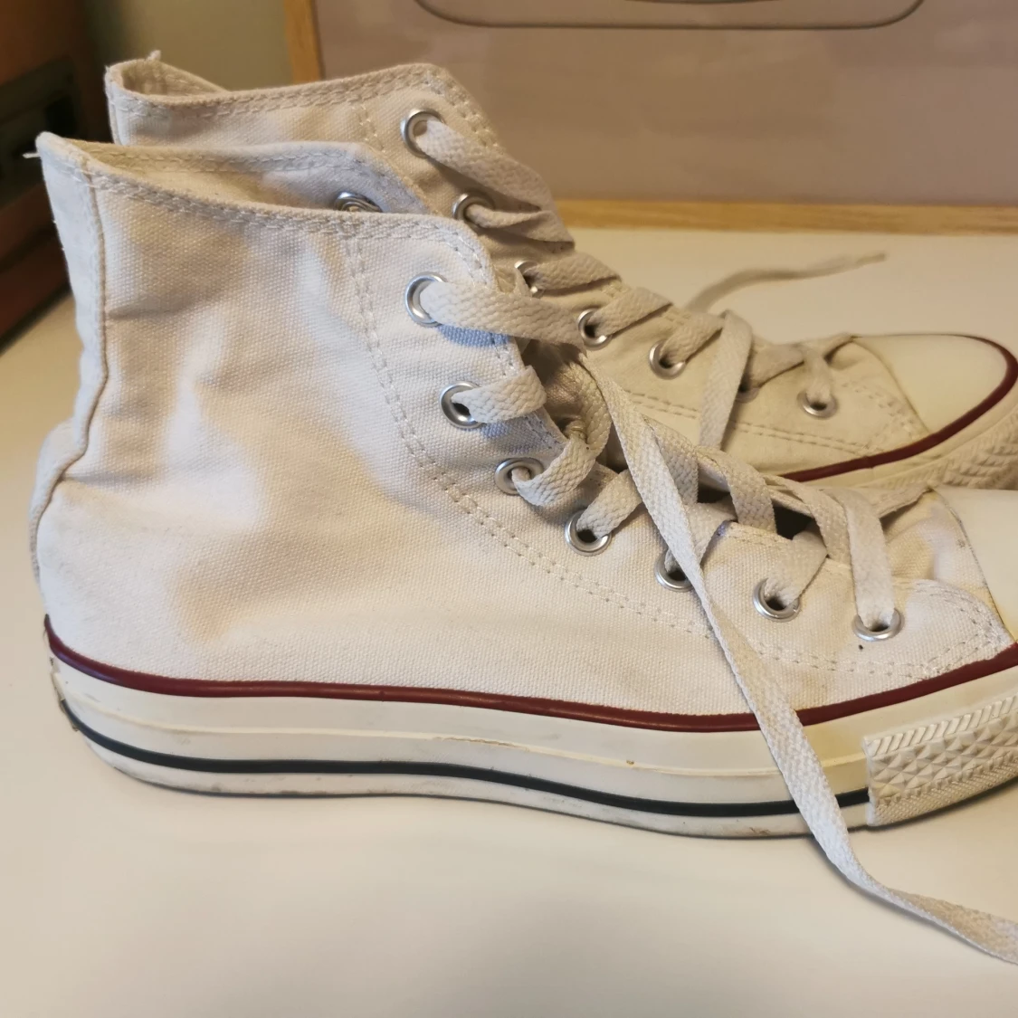 Vita höga Converse  - 90