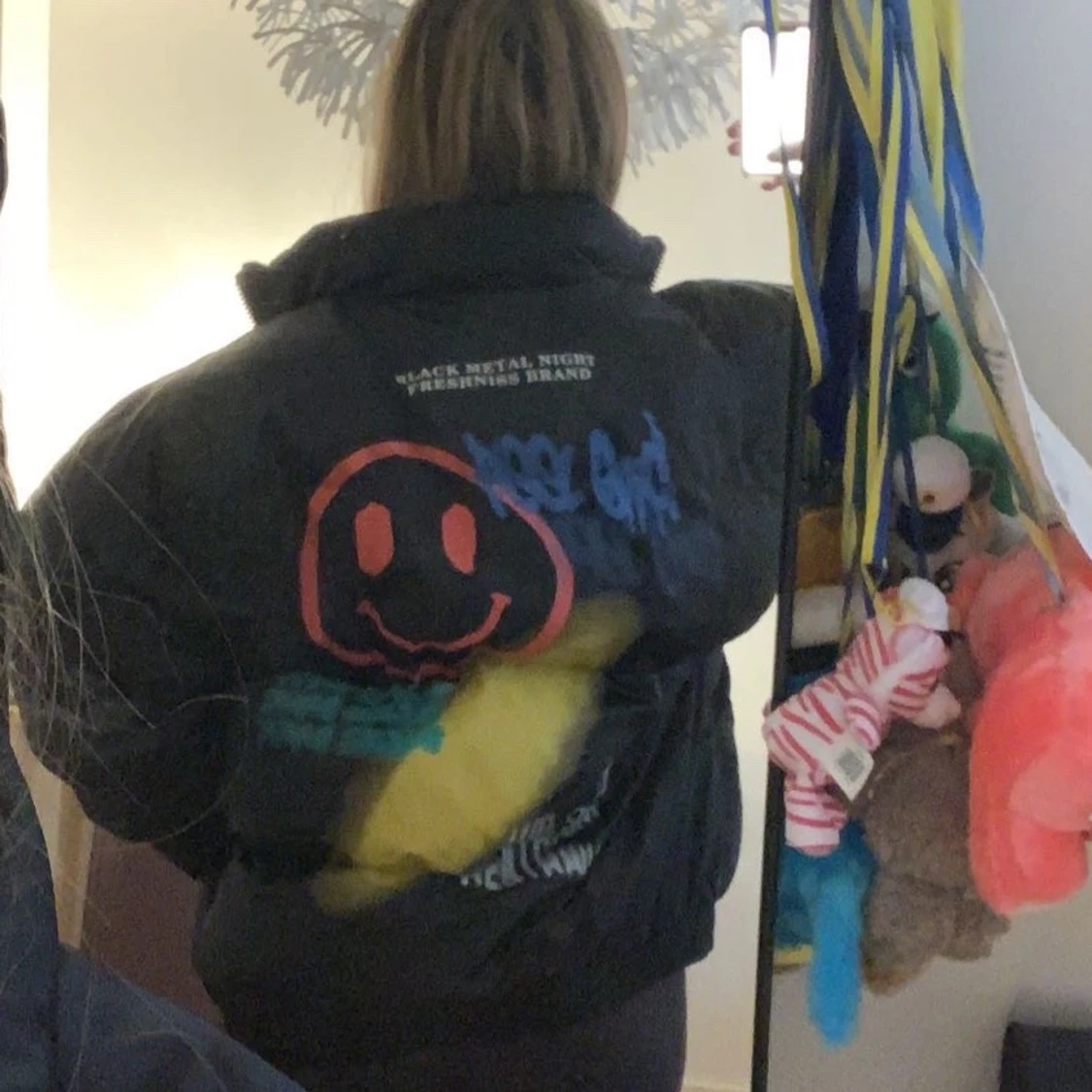 Dunjacka med tryck - 90