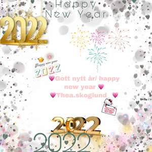 Jag önskar er alla ett gott nytt år å jag hoppas ni får ett fantastiskt år 💗 gott nytt år/ happy new year 💗