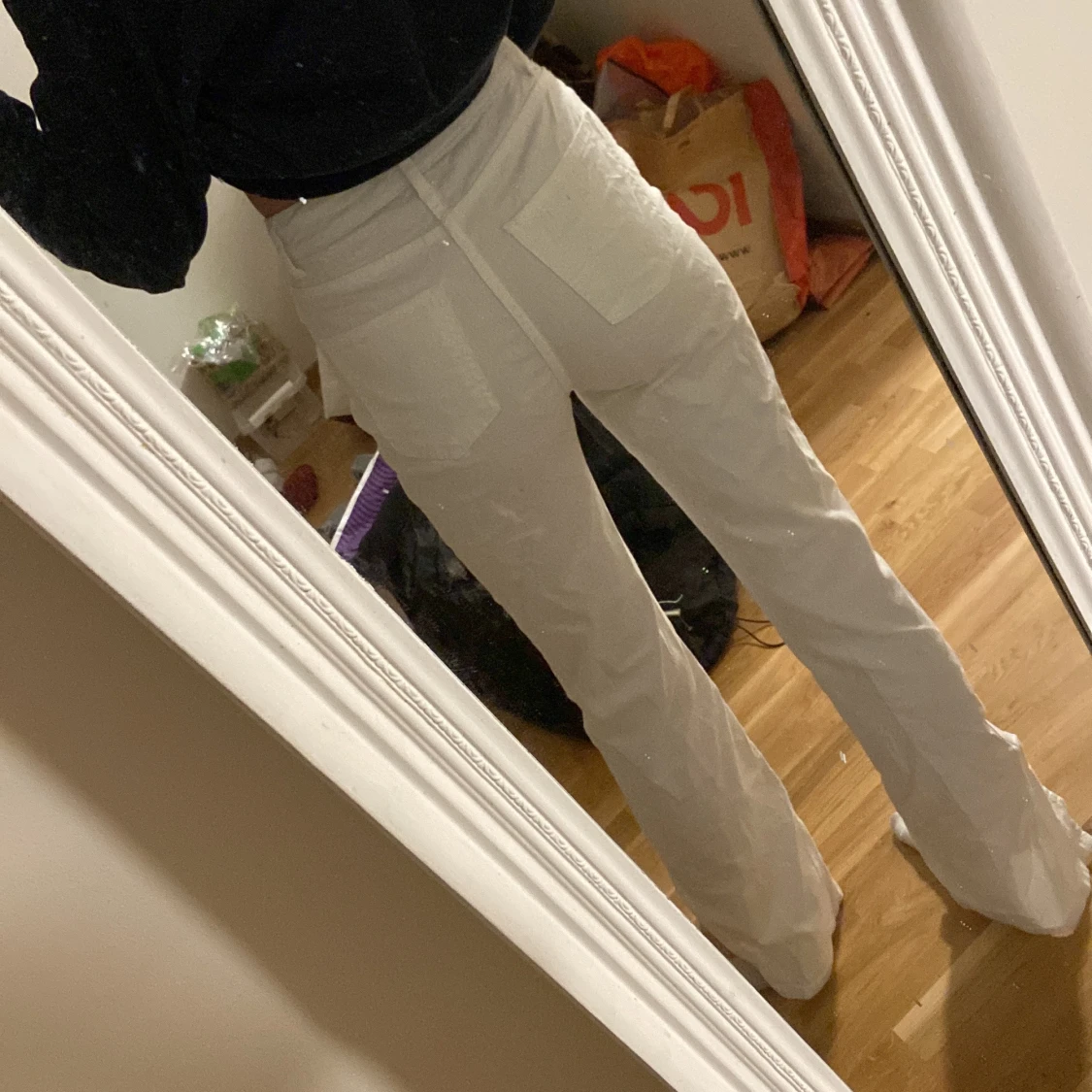 Vita jeans bykor  - 90