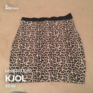 Kjol - Leopard kjol