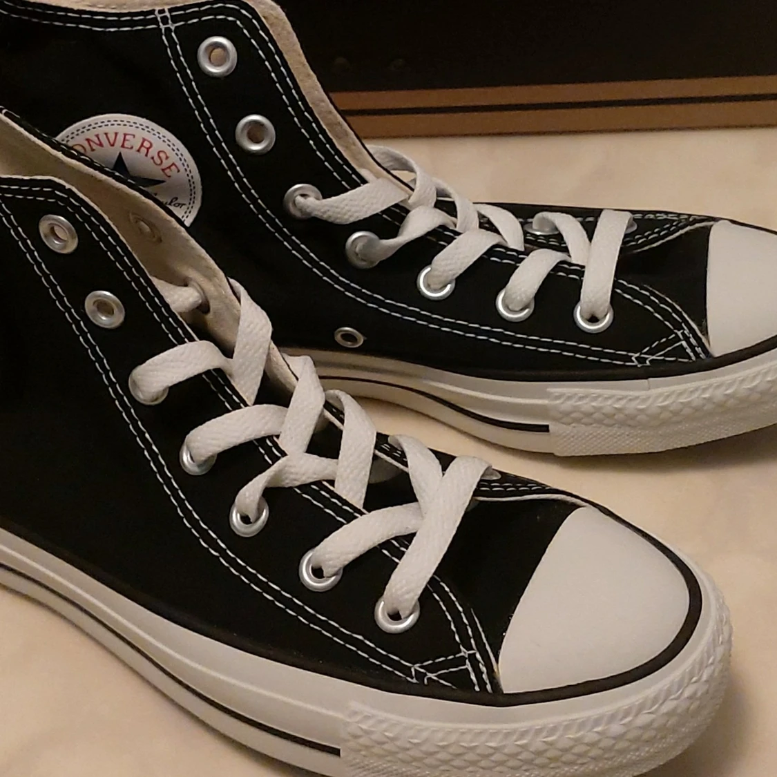 Converse, svarta, storlek 38 - 90