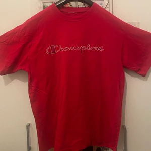 Champion Tshirt - Skit härlig champion t-shirt som jag köpte från plick☺️ lappen var inte kvar när jag köpte den men den borde vara en L!