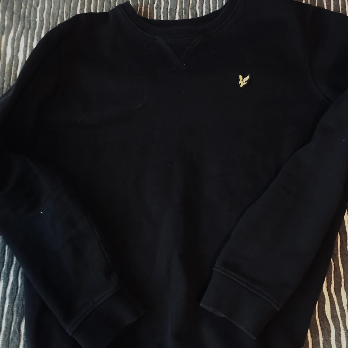 Lyle & Scott sweatshirt svart strl s