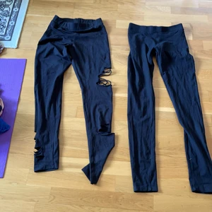 tights - den till höger är det hål i och den kommer från h&m och den till vänster kommer från Gina Tricot