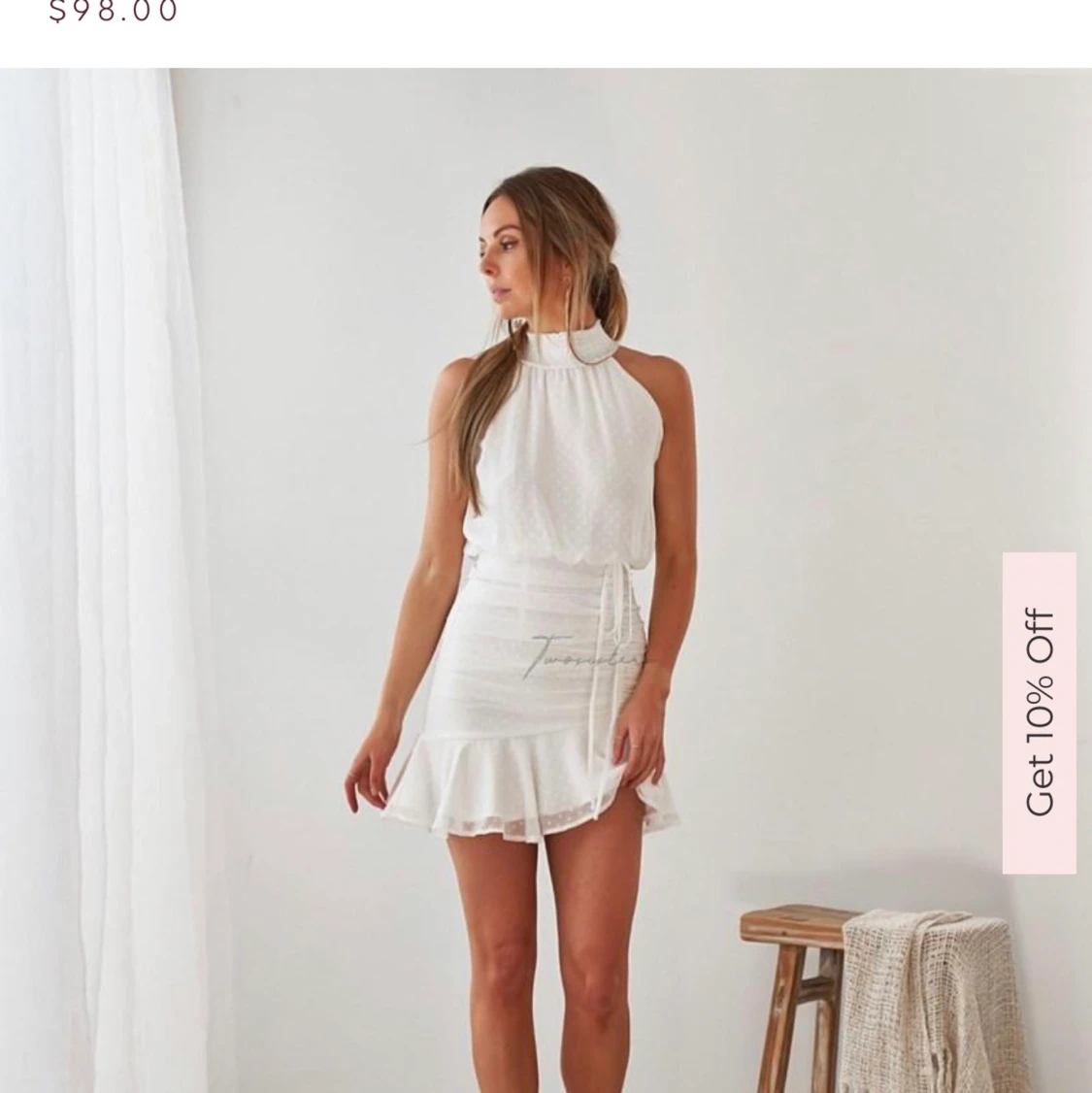 Vit klänning (Studentklänning)