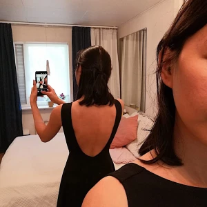 Sexy black dress - Nice fabric and not really used. 