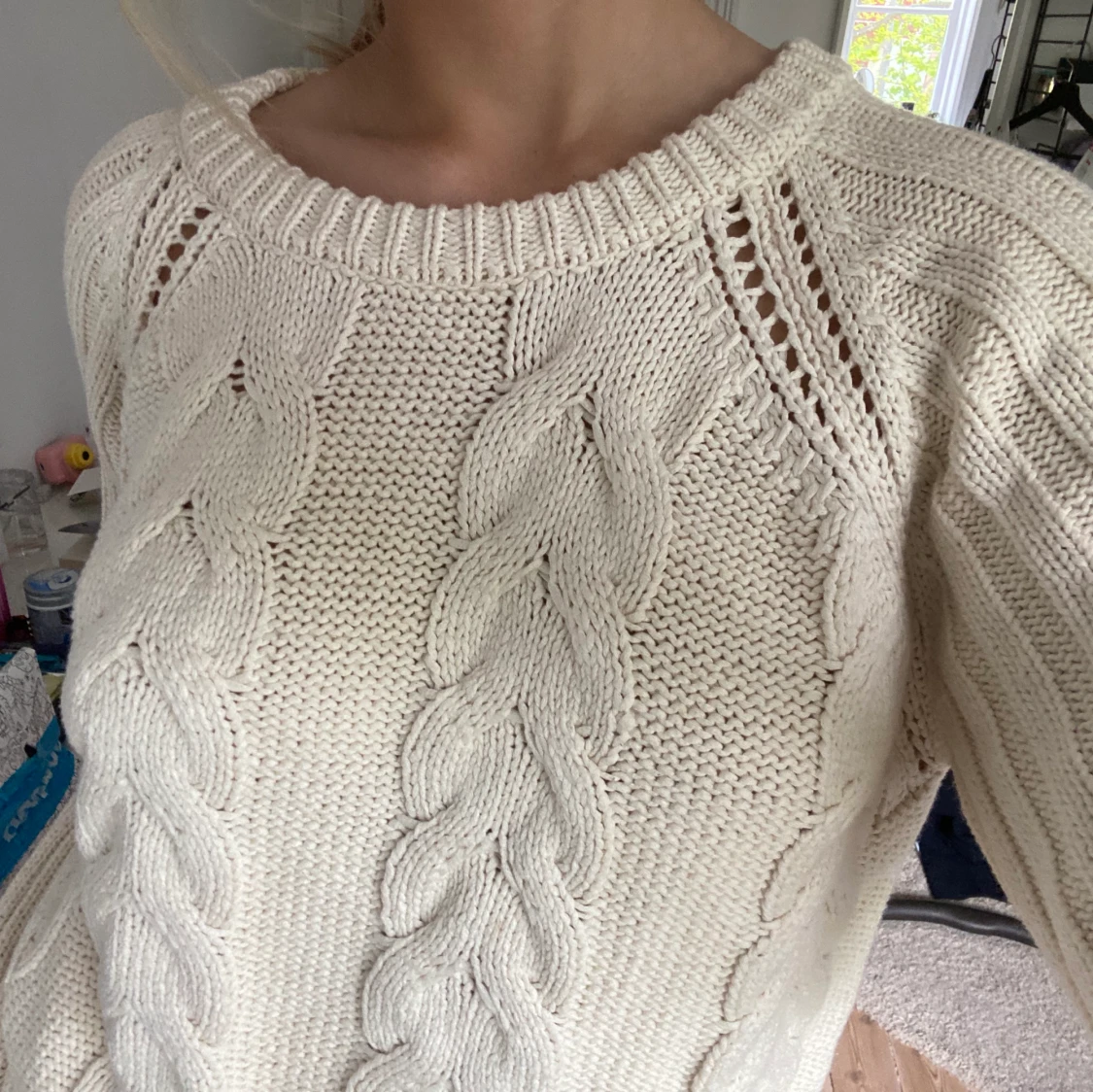 Stickad tröja