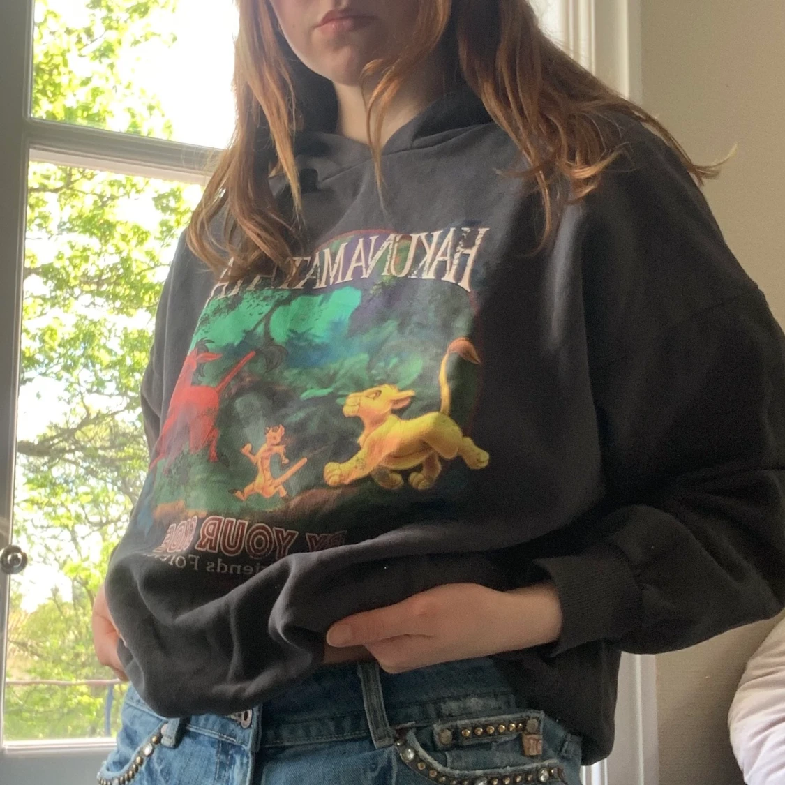 Superfin hakunsmatata tjocktröja