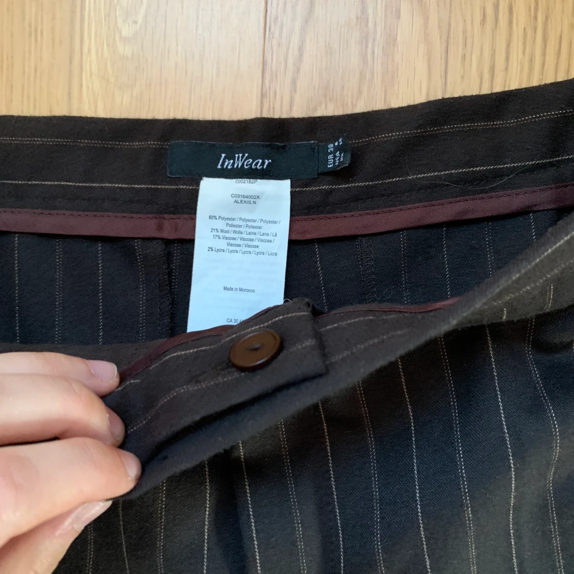 bruna kostymbyxor  - 91