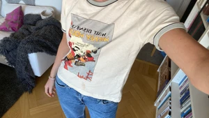 Vintage T-shirt  - Säljer denna tshirt från Zara, ser sjukt vintage och ball ut❤️ storlek L för oversize fit