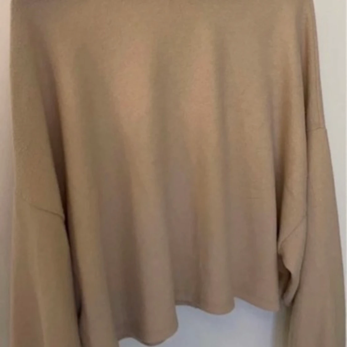 Beige Turtleneck Sweater - 90