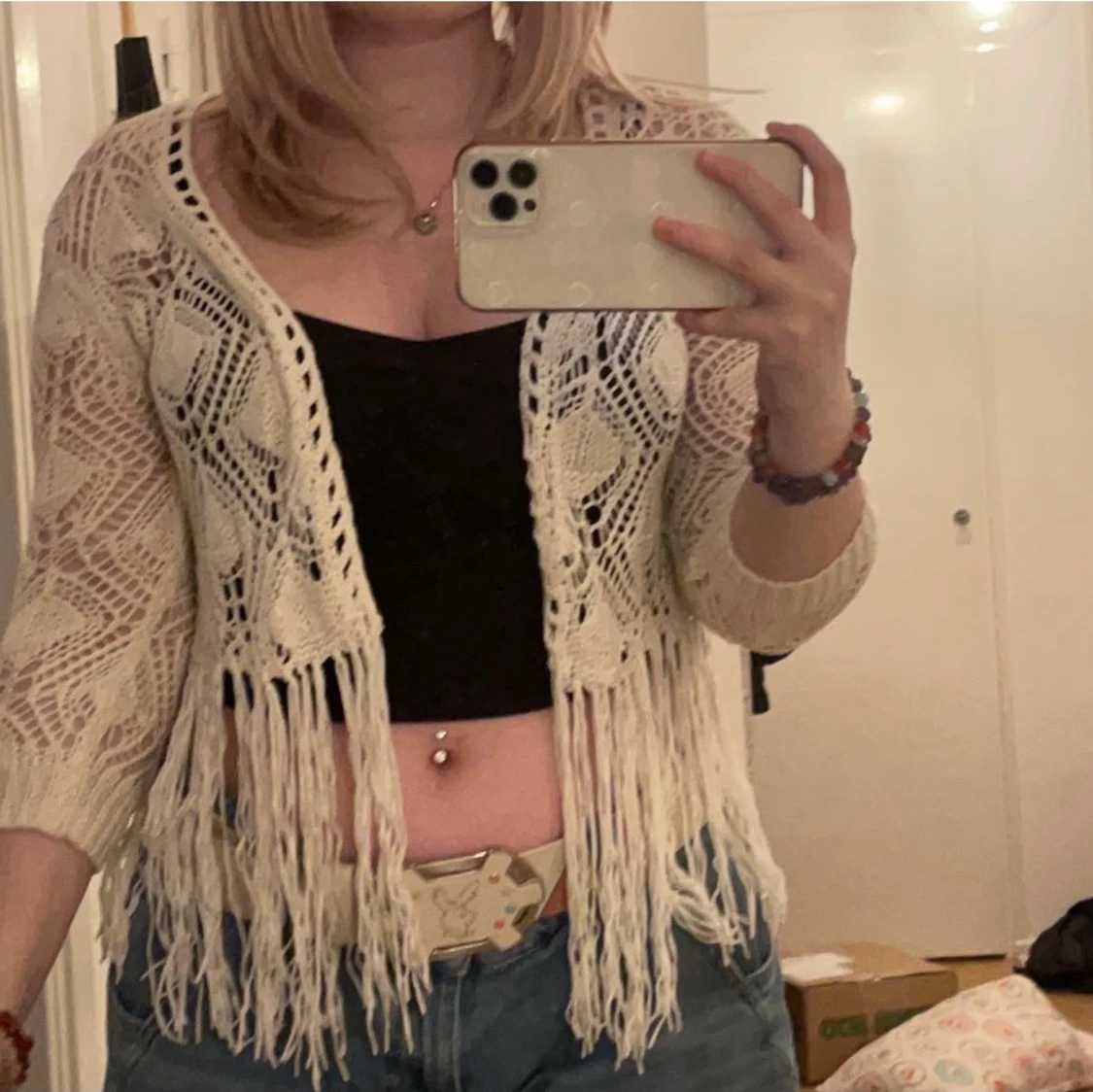 Stickad kofta från Only i storlek XS - 90