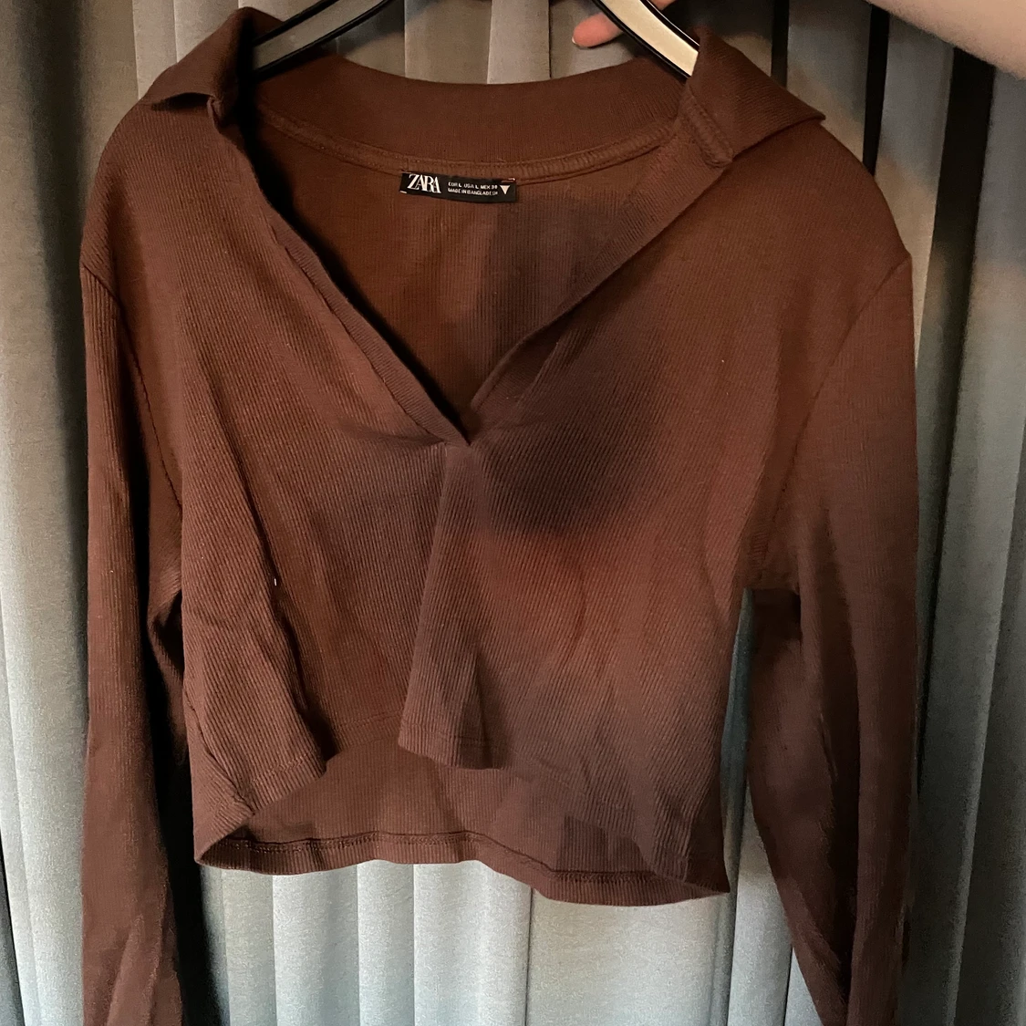 brun tröja från hm