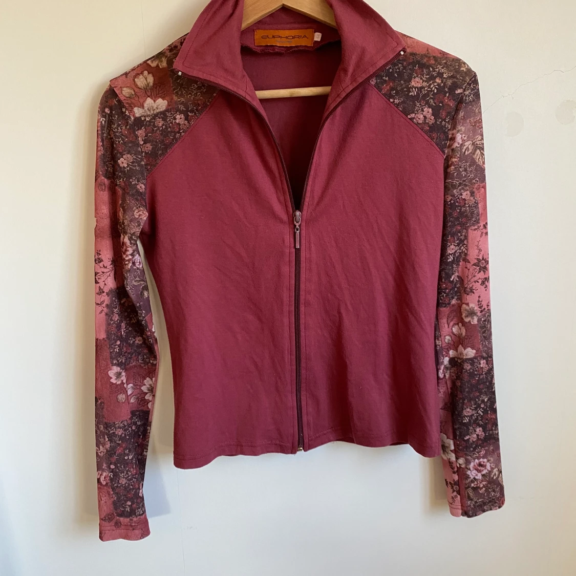 Mesh zip up tröja - 90