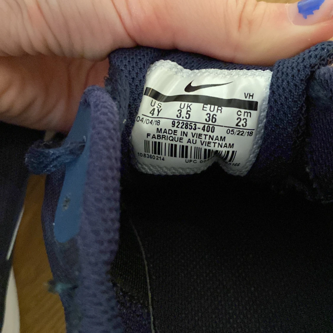 Blå Nike skor!!! - 91