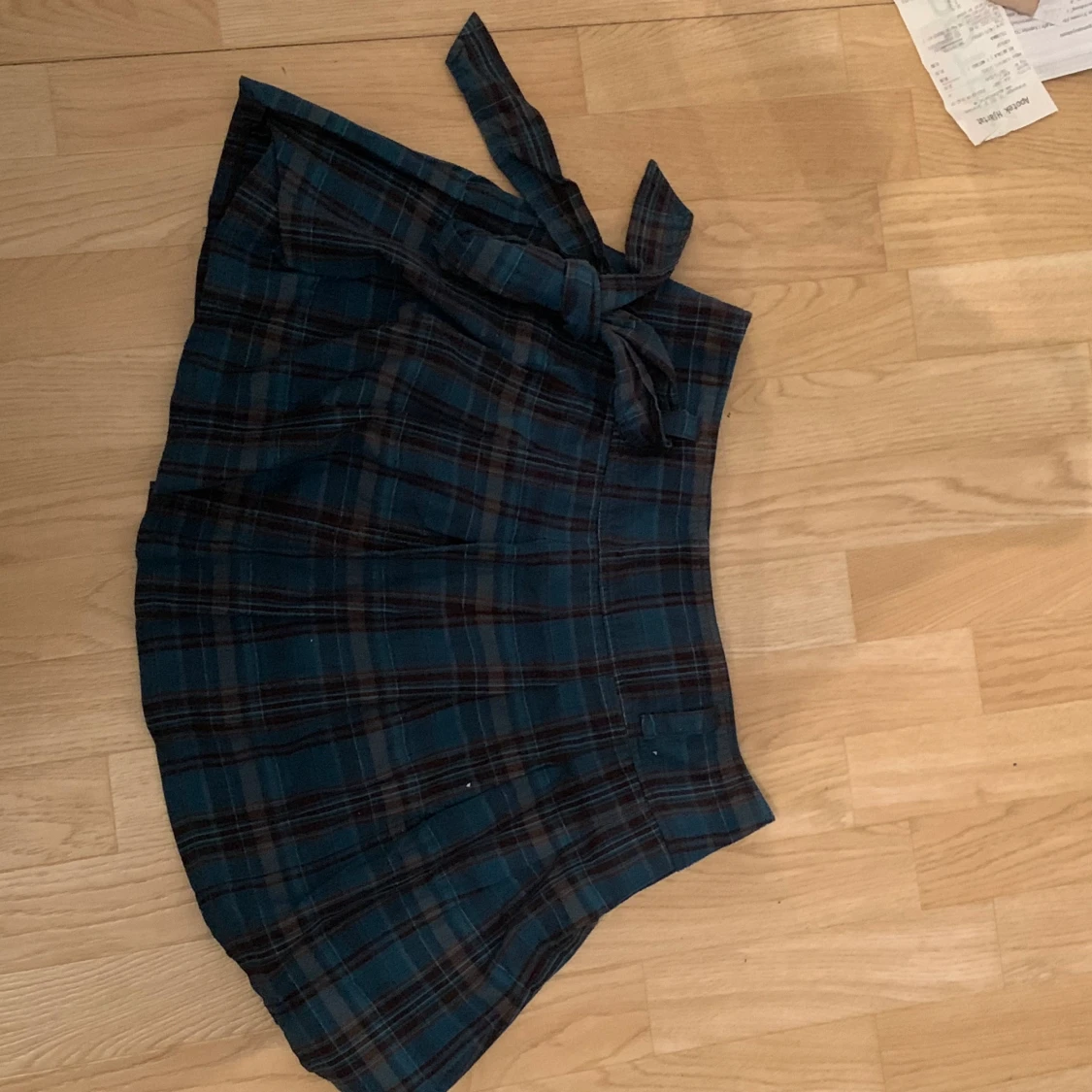 Blå och brun kjol - 90