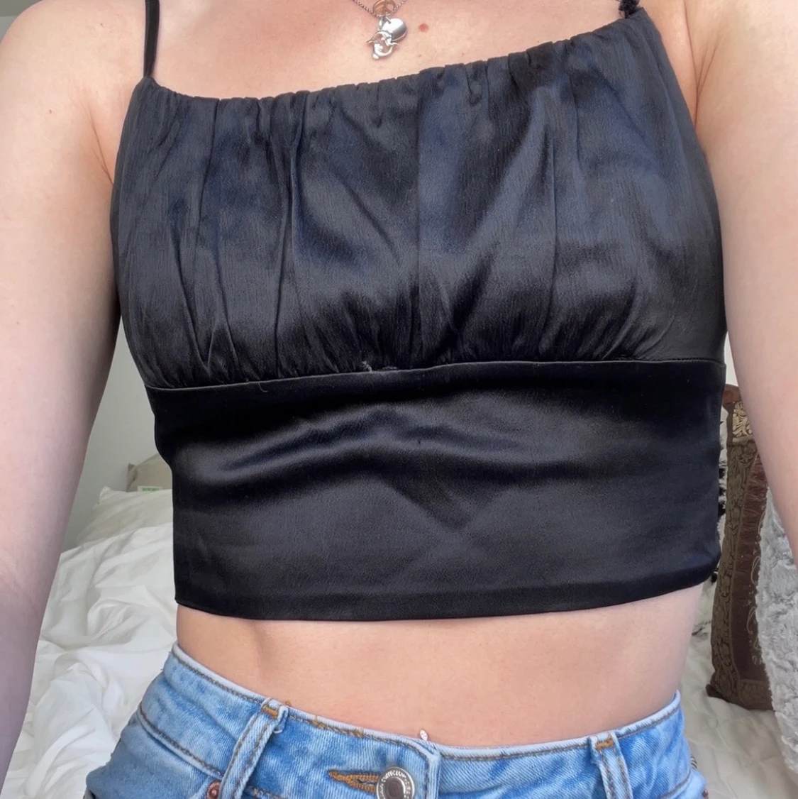 Liten satintopp - 90