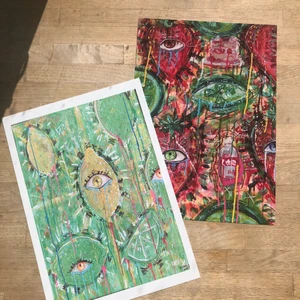 Prints/konst  - Fler printsss, A4 format med eller utan vit kant runt. 🌸 De går att välja valfritt från min instagram artbyelsi där hittar ni även mer info.                                        Just nu har jag tagit en pause från att göra smycken, kanske kickar de in igen senare i sommar men just nu försöker jag få slut på de sista. Men det som jag kommer sälja främst framöver är prints. 