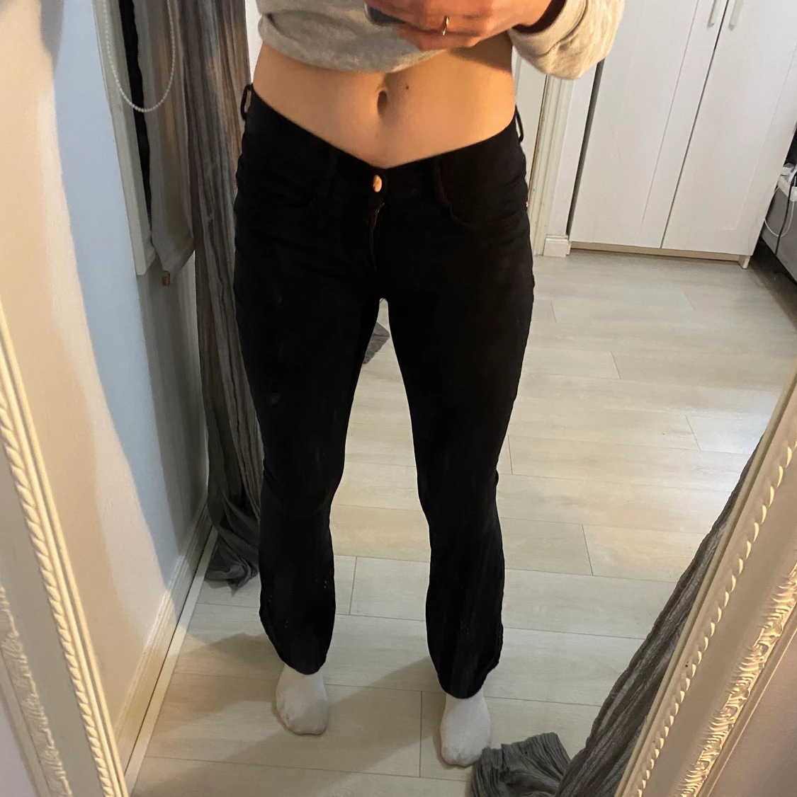 Lågmidjade bootcut jeans - 91