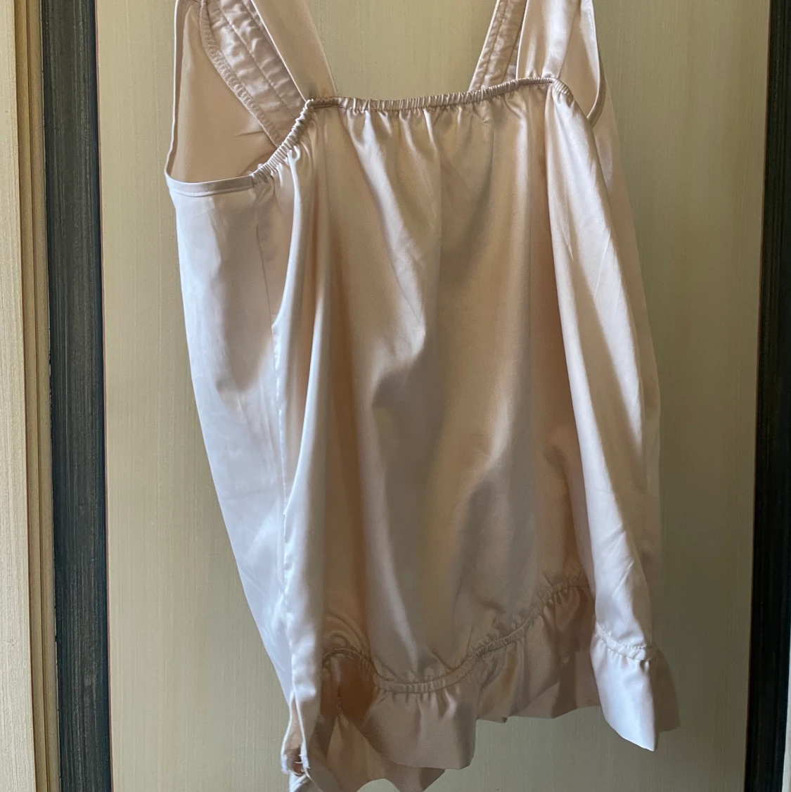 beige/guldigt linne  - 91