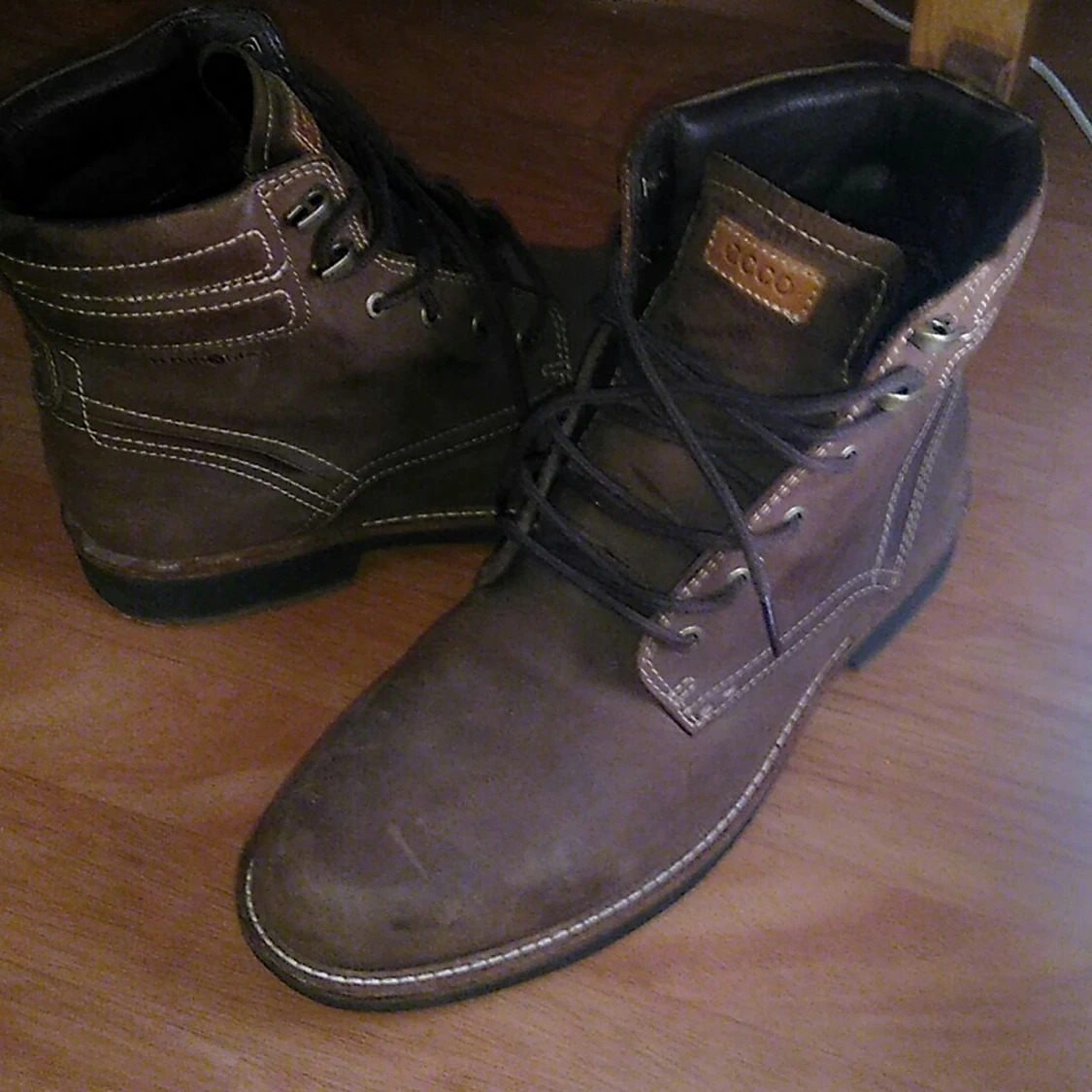 Ecco kängor i skinn stl45