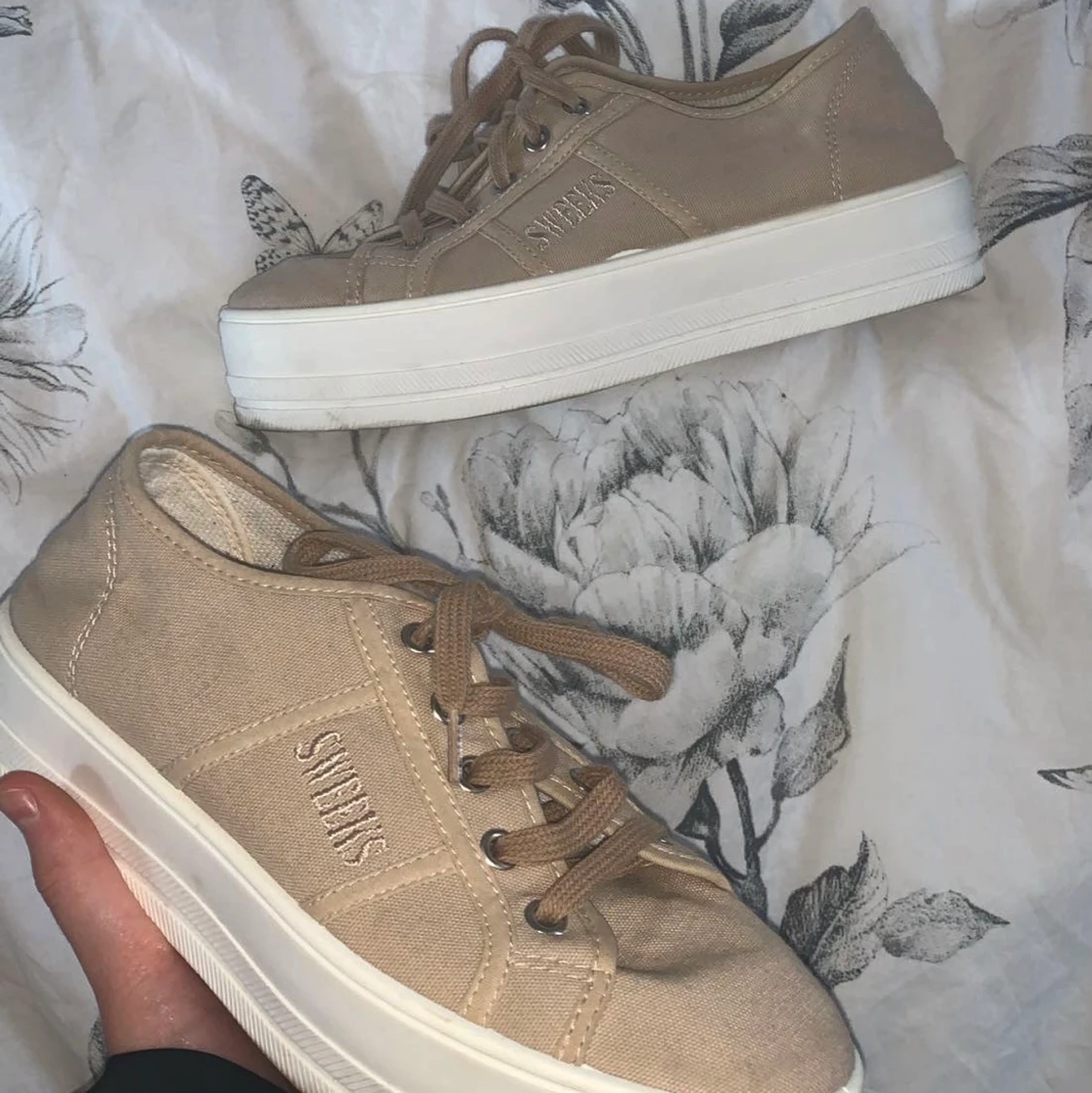 SWEEKS of sweden | Sneakers Beige Vegan Strl.37