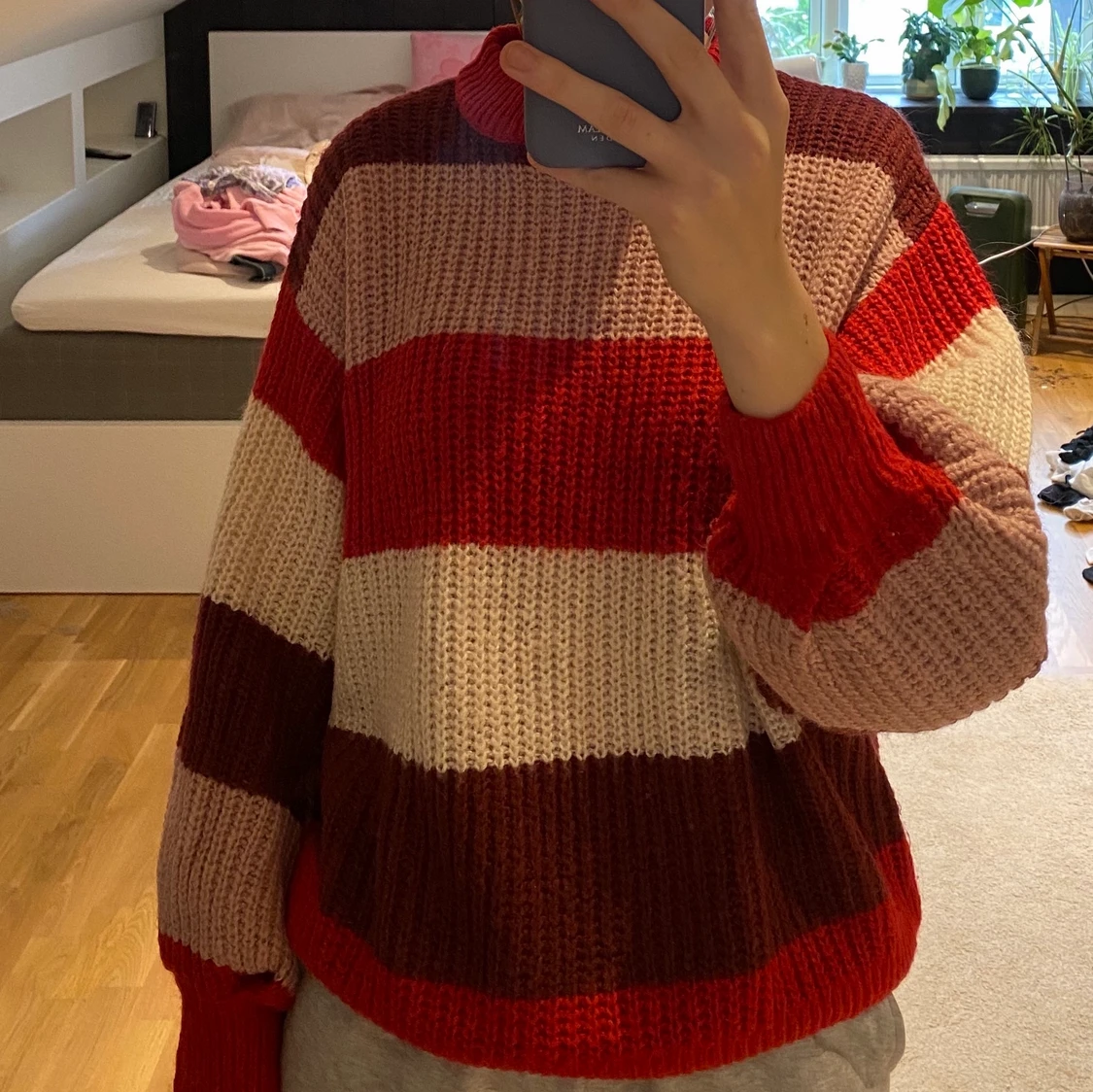 Superfin stickad tröja💓❤️ - 90