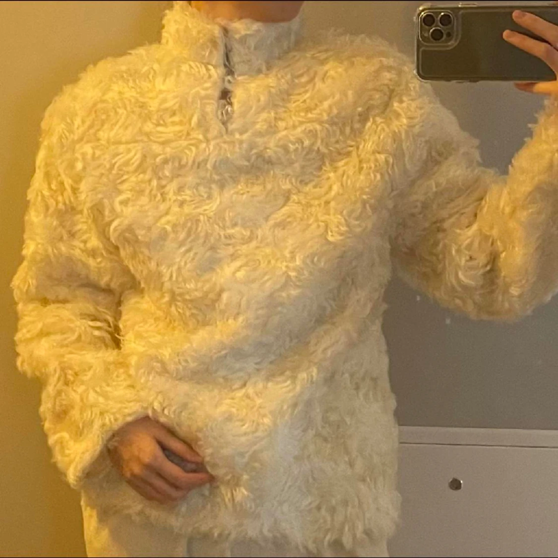 PULLOVER SWEATER IN MEDIUMWEIGHT WARM100% ITALIAN WOOL - 91