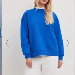 Fin blå sweatshirt från Lindex som inte kommer till användning🤍använd fåtal gånger🤍inga defekter🤍skriv vid frågor!🤍