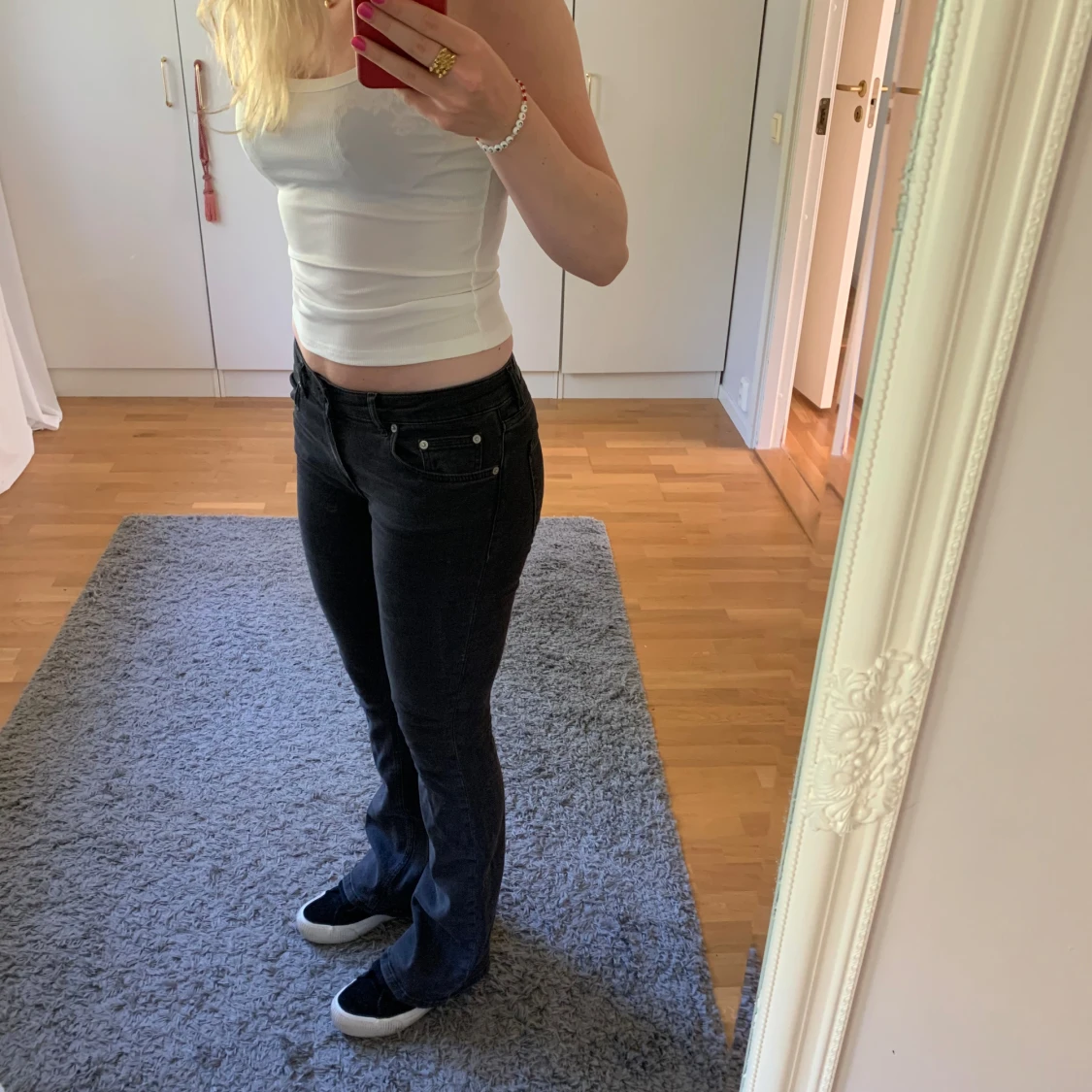 Lågmidjade bootcut jeans