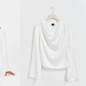 Vit Blouse - Blouse från gina tricot, som ny, kom gärna med prisförslag, rensar garderoben! 🤍
