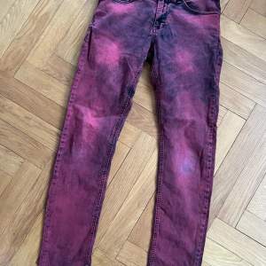 Röda vintage dsquared jeans,tight fit