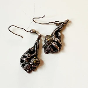 Örhängen  - Örhängen med drakar  Okänt material 