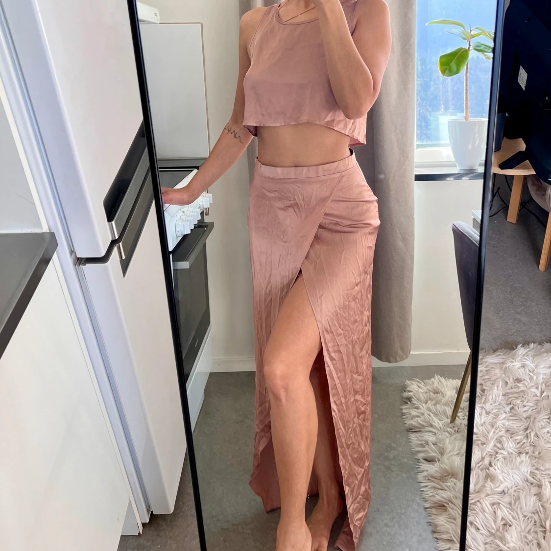 Matchade set med kjol och topp - 90