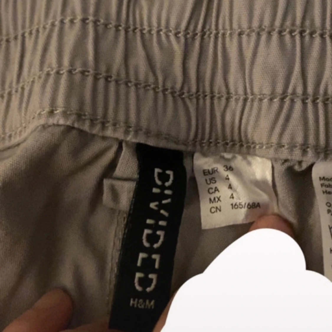 Grå cargo byxor - 91