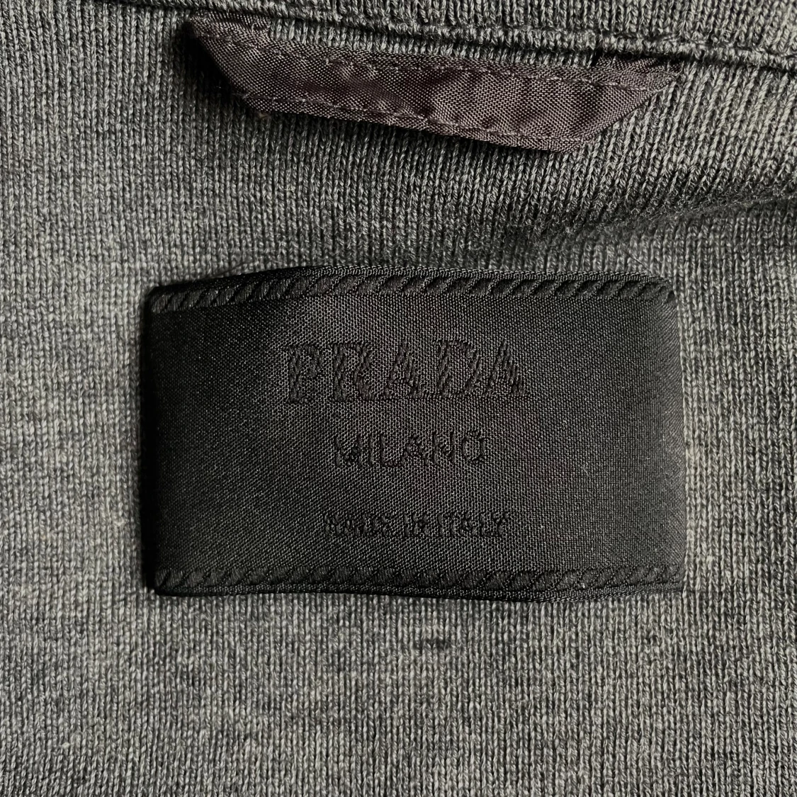 Vintage Prada Cotton Knit Jacket - 90