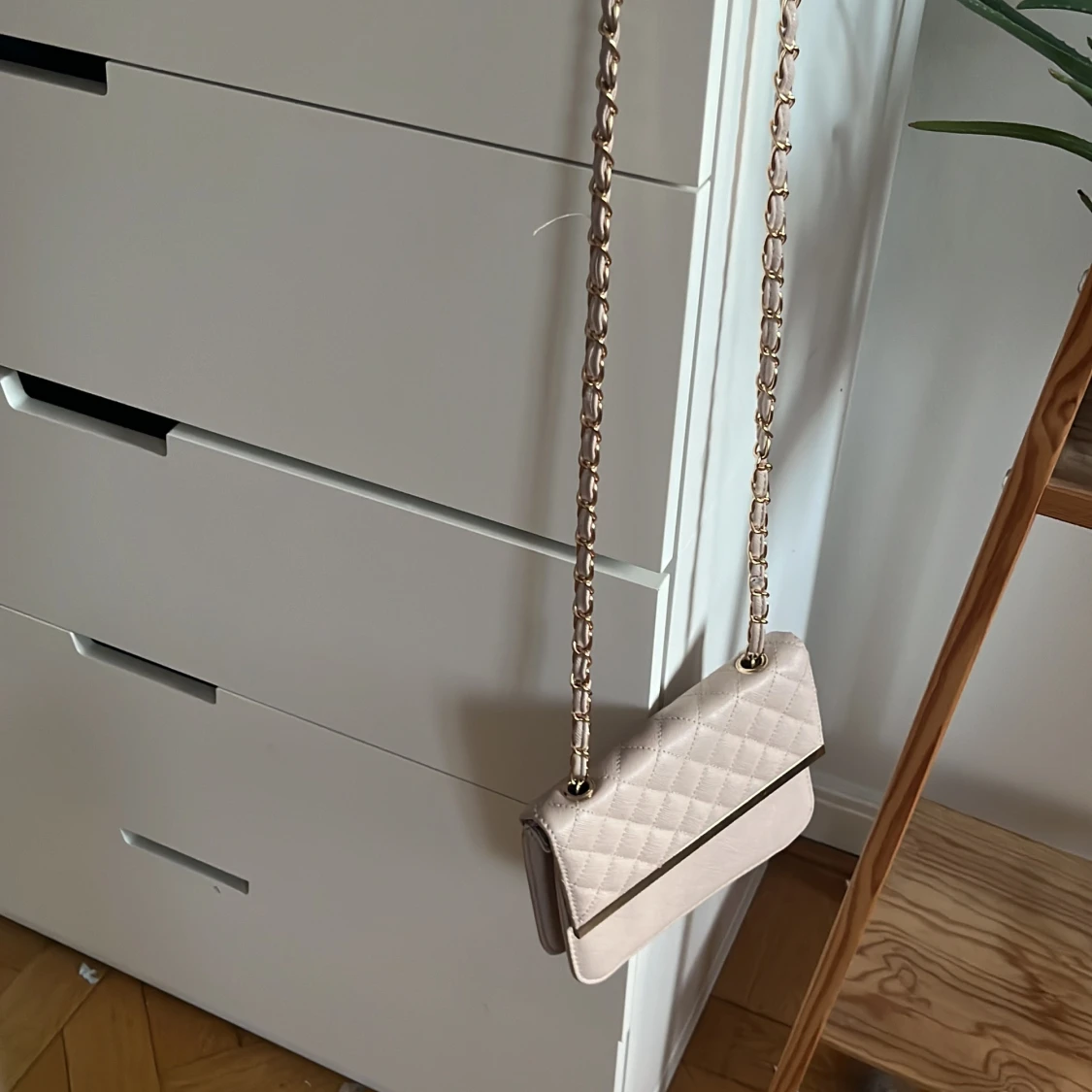 Liten rosa handväska 