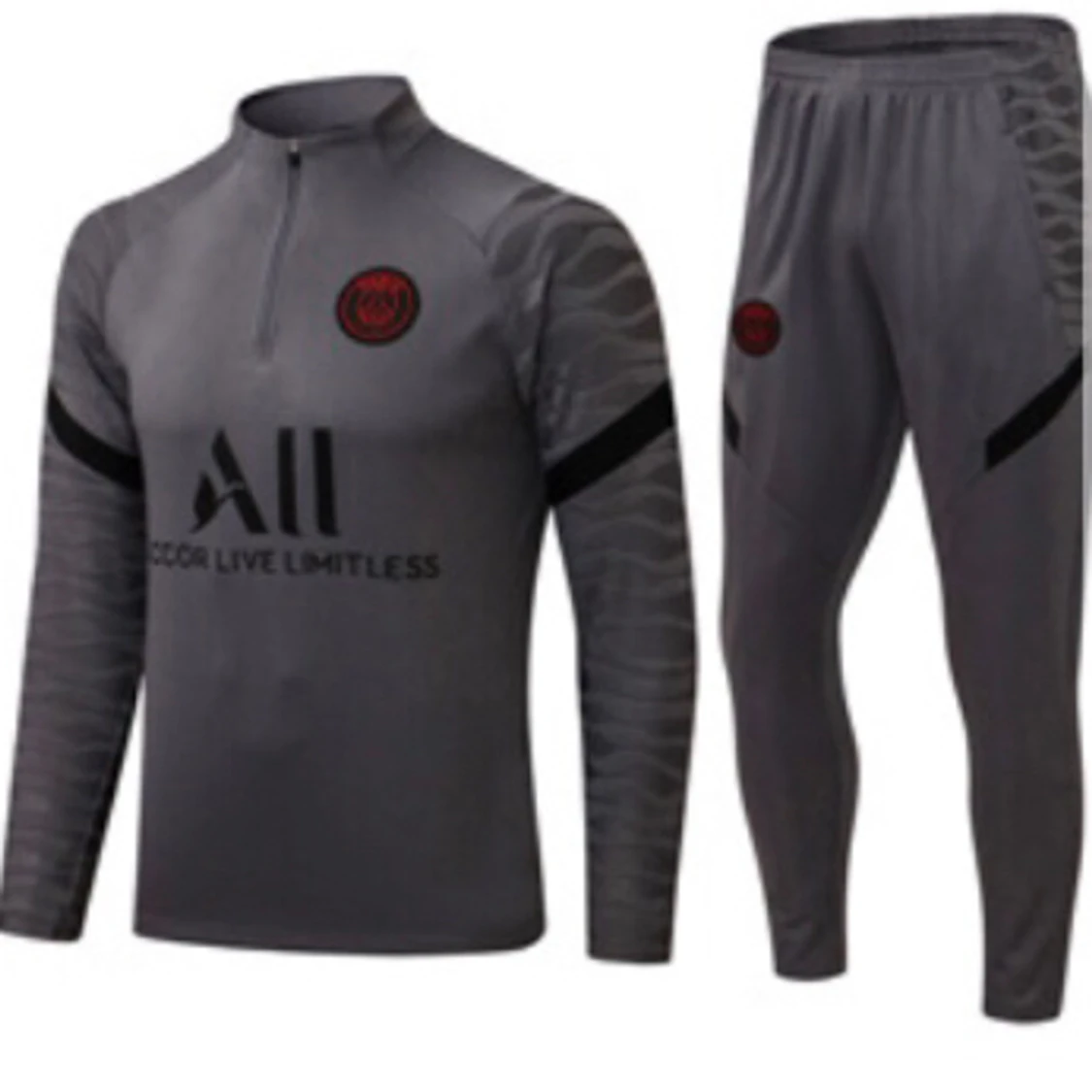 Psg och olika fotboll dressar 