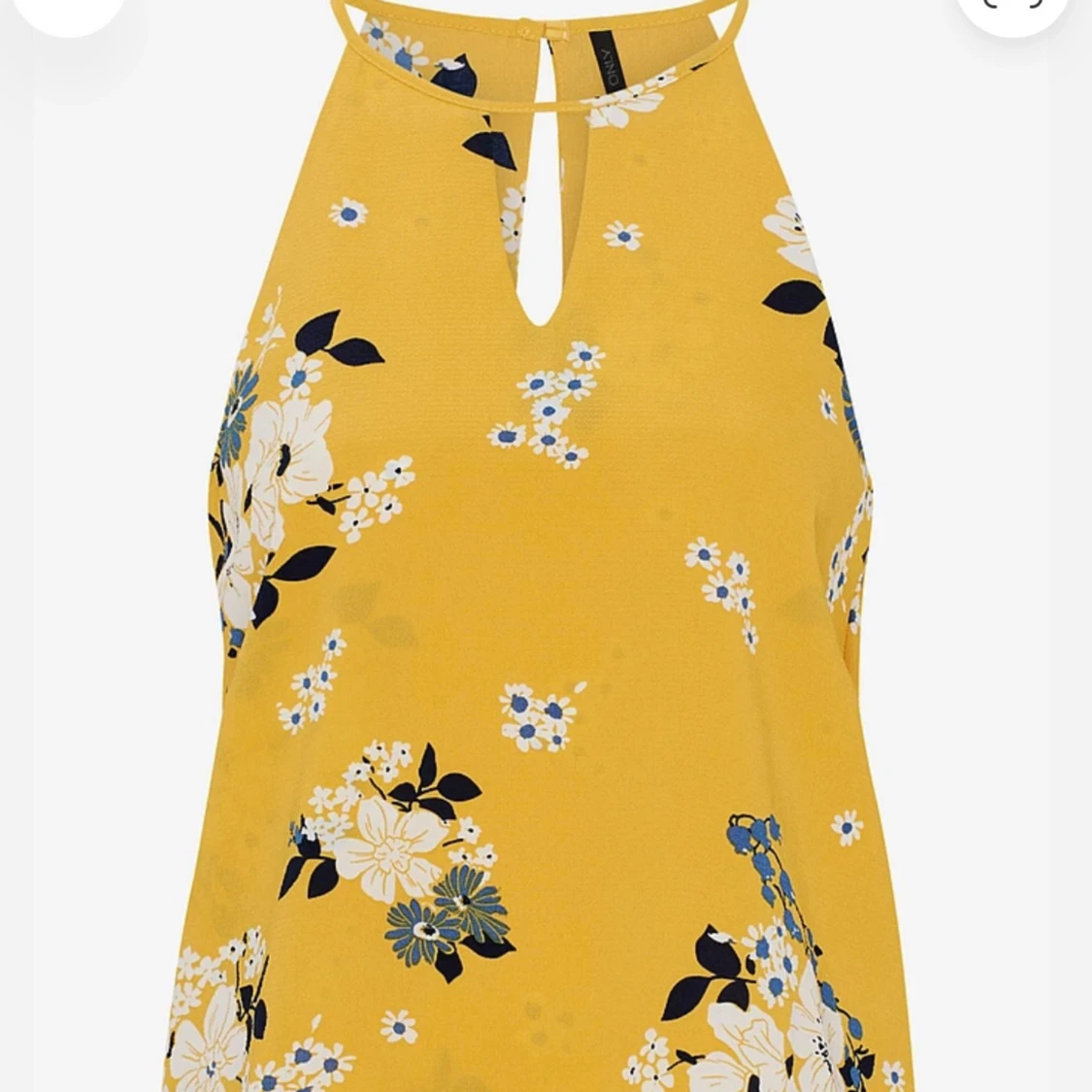 Gul sommartopp från Only