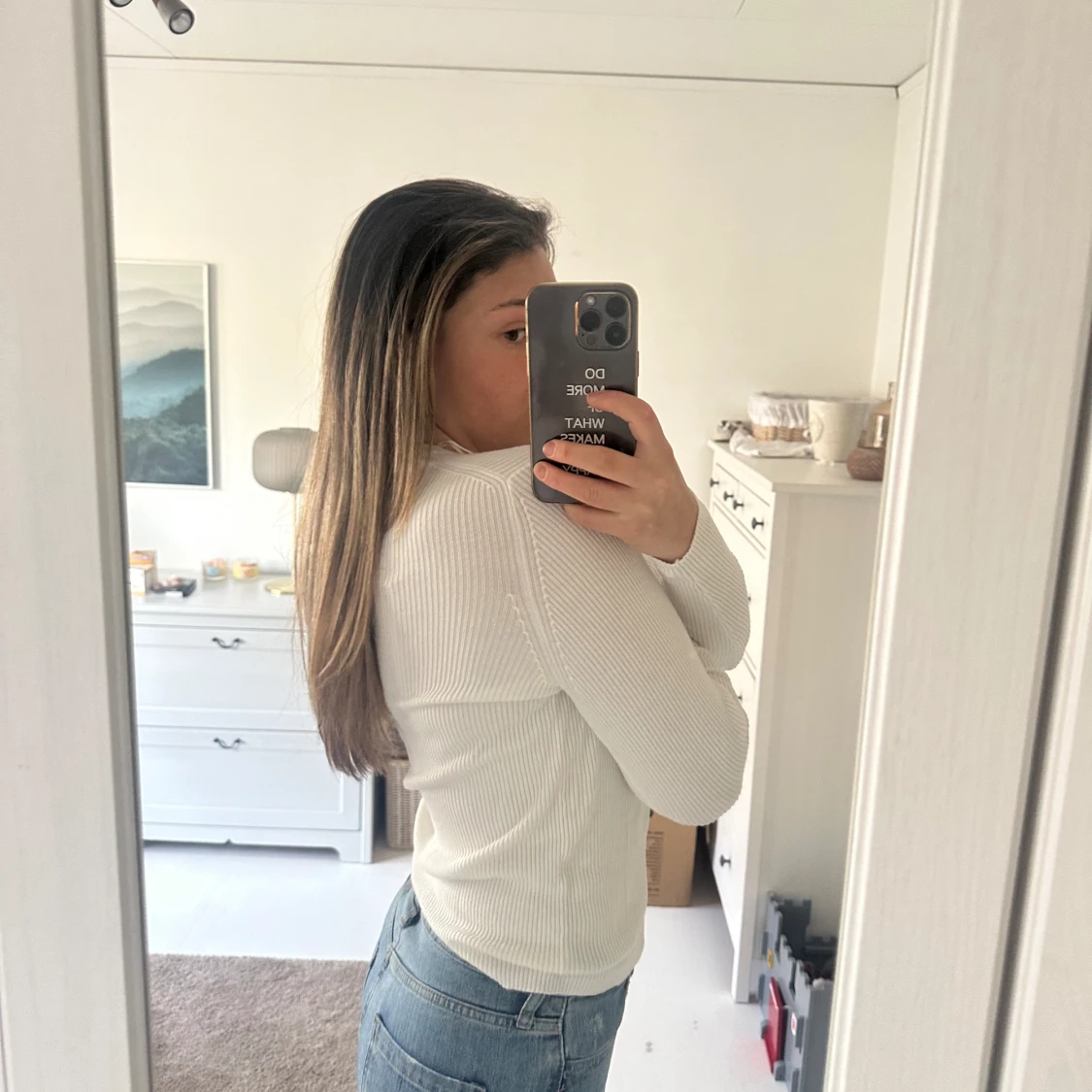 Vit skön tröja  - 91