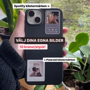 Custom klistermärken  - Välj dina egna bilder! 🤍🩷 spotify klistermärken & Polaroid klistermärken! 10 kr/styck! Välj storlek 3-5 cm! Frakt 18 kronor (frimärke)