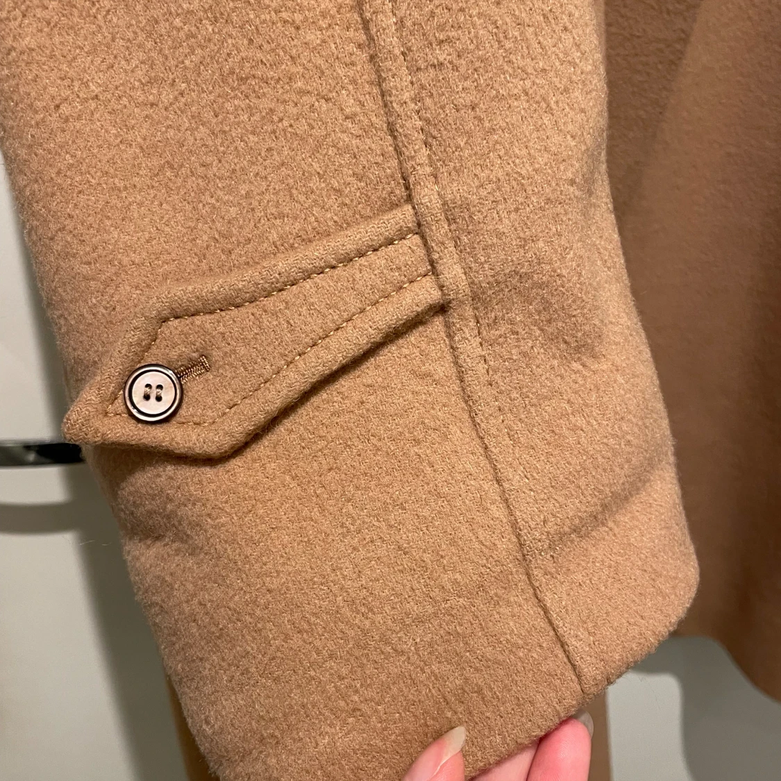 Vintage rock i camelfärgad ull - 93