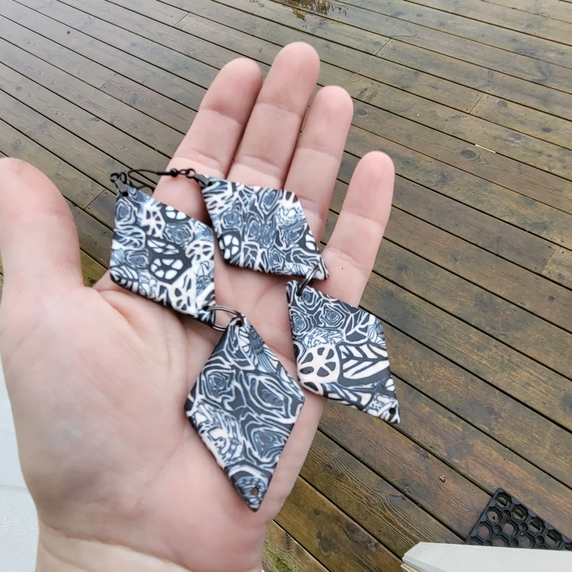 Drop dangle statement örhängen  - 90