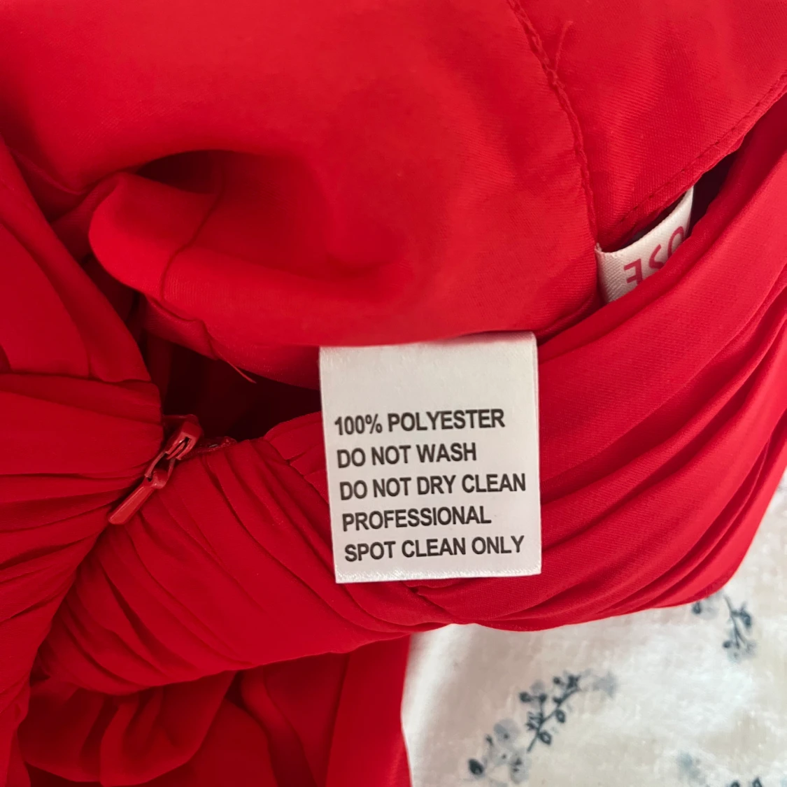 Röd balklänning  - 92